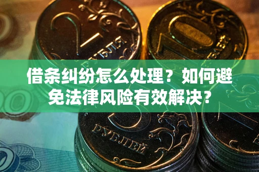 武汉借条纠纷怎么处理？如何避免法律风险有效解决？
