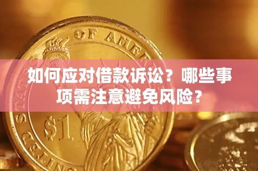 武汉如何应对借款诉讼？哪些事项需注意避免风险？