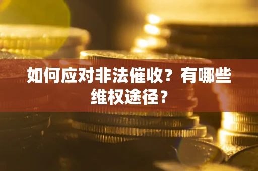 武汉如何应对非法催收？有哪些维权途径？