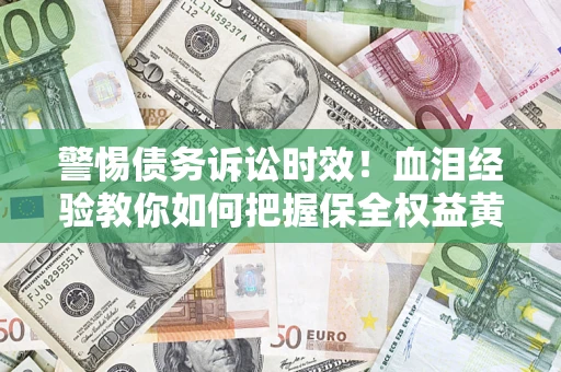 武汉警惕债务诉讼时效！血泪经验教你如何把握保全权益黄金期