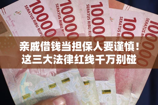 武汉亲戚借钱当担保人要谨慎！这三大法律红线千万别碰