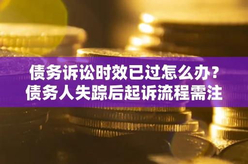 武汉债务诉讼时效已过怎么办？债务人失踪后起诉流程需注意什么？