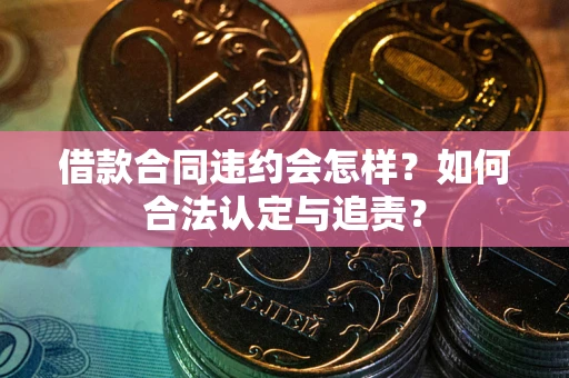 武汉借款合同违约会怎样？如何合法认定与追责？