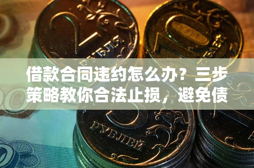武汉借款合同违约怎么办？三步策略教你合法止损，避免债务危机升级