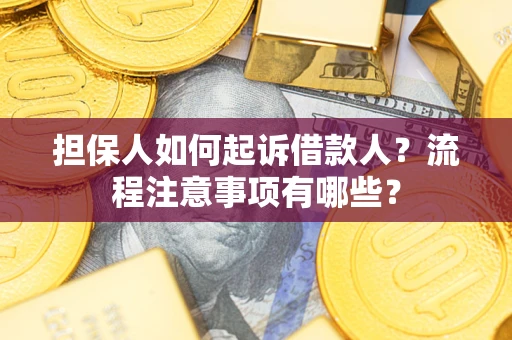 武汉担保人如何起诉借款人？流程注意事项有哪些？